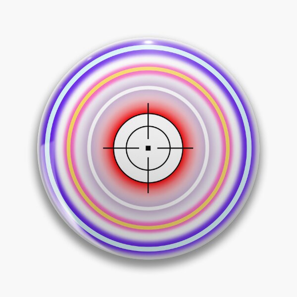 Item preview, Shooting gun rifle target with neon colour circles  designed and sold by Giree07.