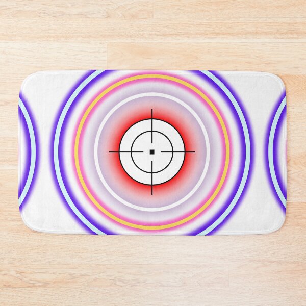 Item preview, Shooting gun rifle target with neon colour circles  designed and sold by Giree07.