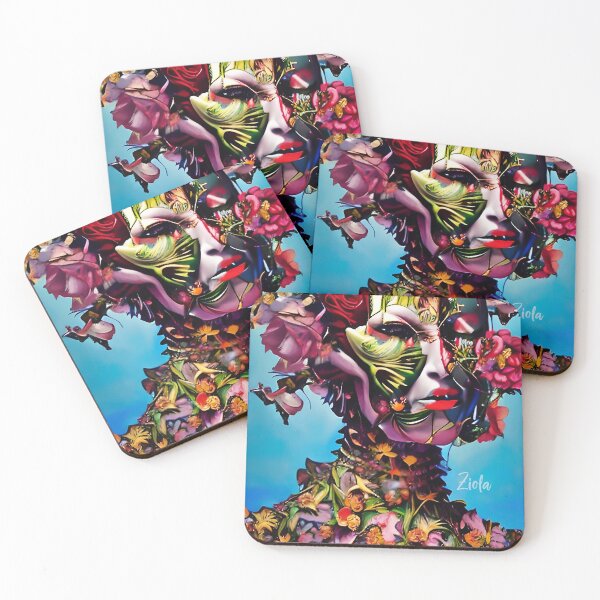 Item preview, Amazing Surreal Flower Pop Art Fantasy Art Roses designed and sold by ZiolaRosa.