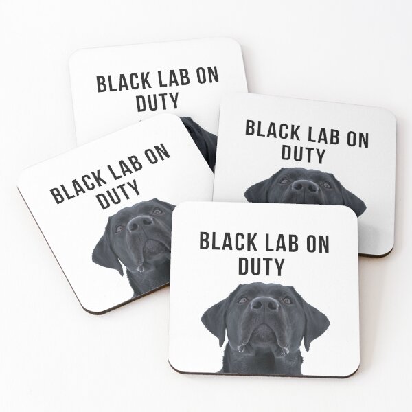 Item preview, Black Lab on Duty - Black Lab designed and sold by Tito & Handler.