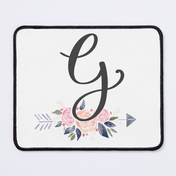 Item preview, Letter G Monogram Watercolor Roses designed and sold by MandyRosko.