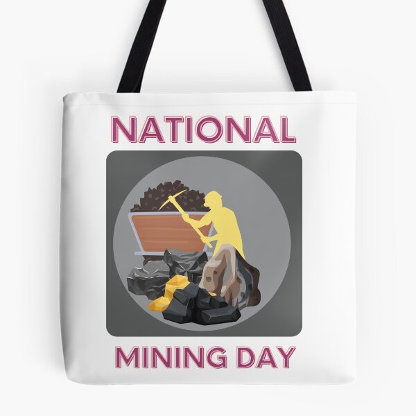 Item preview, National Mining Day Happy designed and sold by ZiAttaArt.