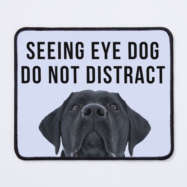 Item preview, Seeing Eye Dog Do Not Distract - Black Lab designed and sold by Tito & Handler.