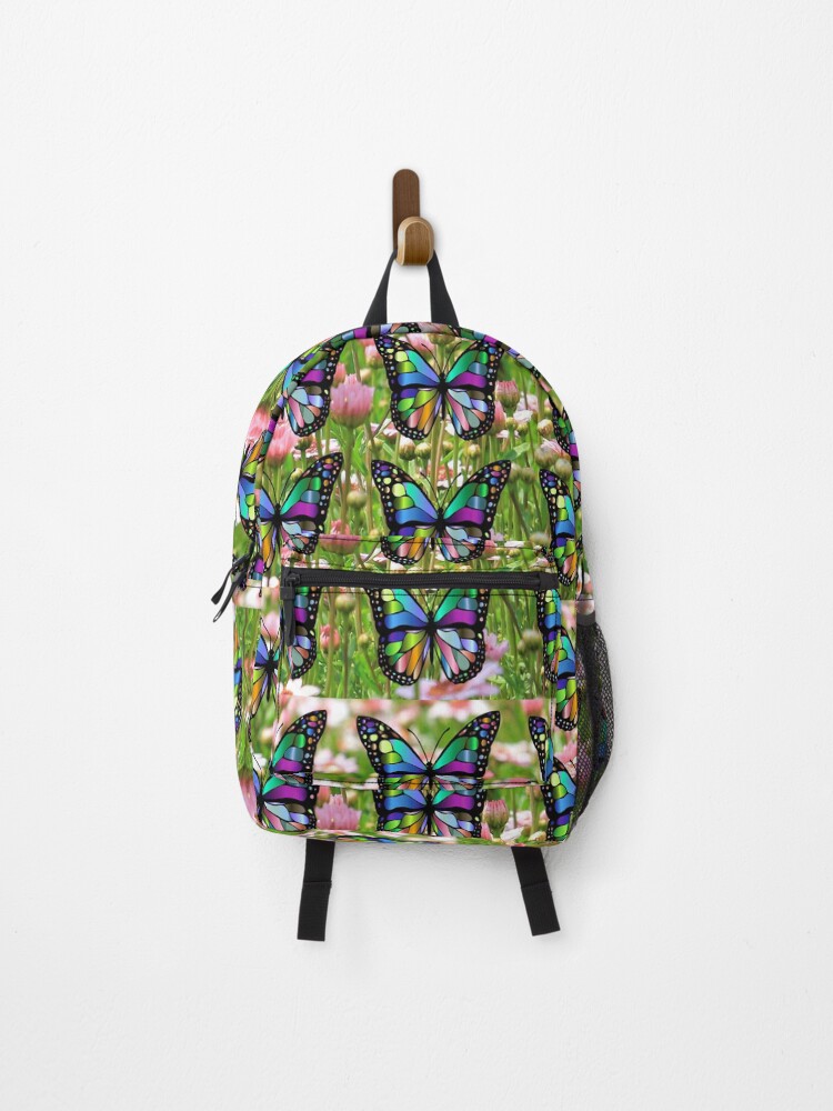 Thumbnail 1 of 3, Backpack, Monarch Butterfly Rapsody designed and sold by ColourTrials.