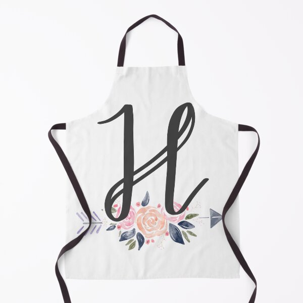 Item preview, Letter H Monogram Watercolor Roses designed and sold by MandyRosko.