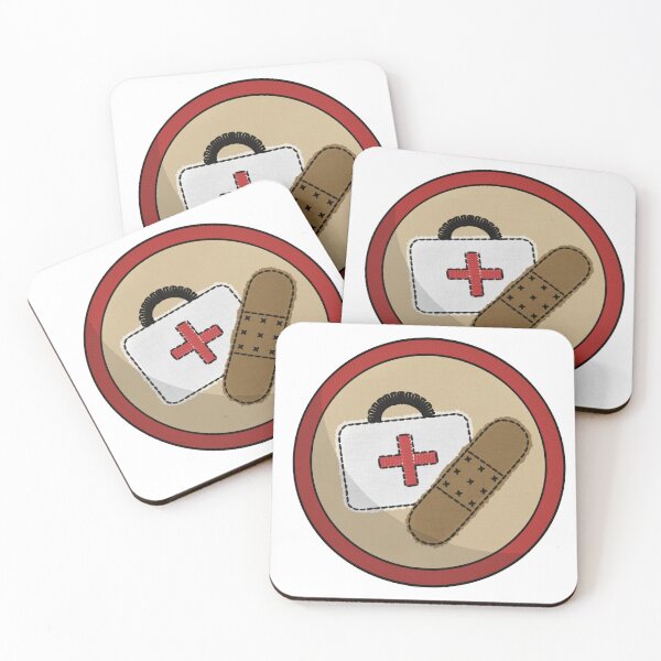 Item preview, First Aid Patch designed and sold by honeybeepaper.