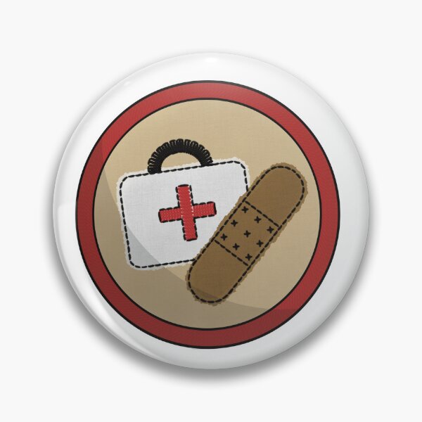 Item preview, First Aid Patch designed and sold by honeybeepaper.