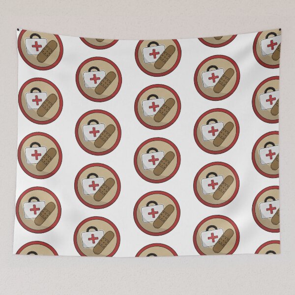 Item preview, First Aid Patch designed and sold by honeybeepaper.