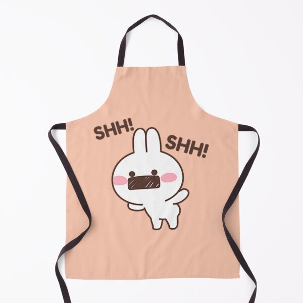 Item preview, Cute White Rabbit Shh! Shh! Funny designed and sold by horseford76.
