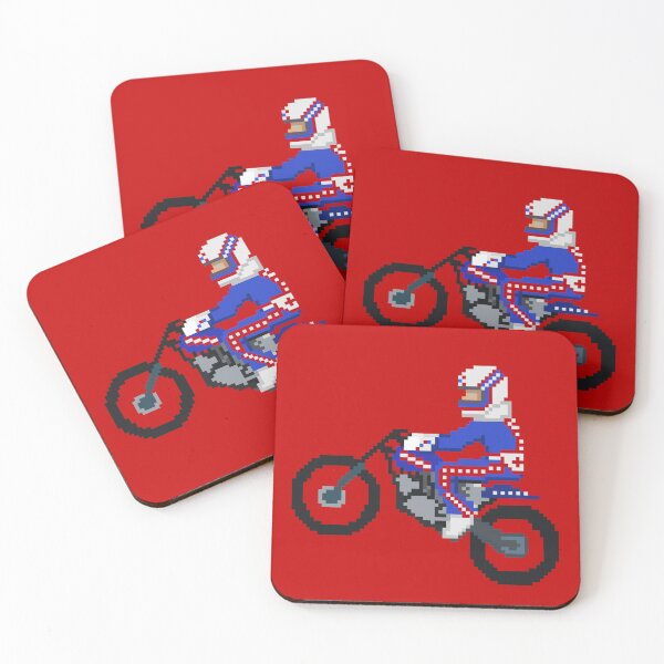 Item preview, Motorcycle daredevil in Pixel Art designed and sold by tommysnider.