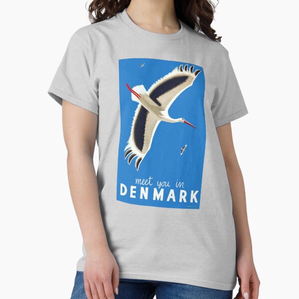 Item preview, 1939 Meet You In Denmark Travel Poster designed and sold by retrographics.