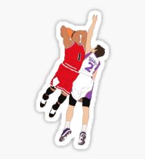 Derrick Rose Dunk On Goran Dragic Sticker
