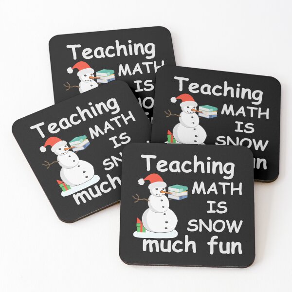 Item preview, Teaching Math is Snow Much Fun Christmas designed and sold by treasure-crafts.