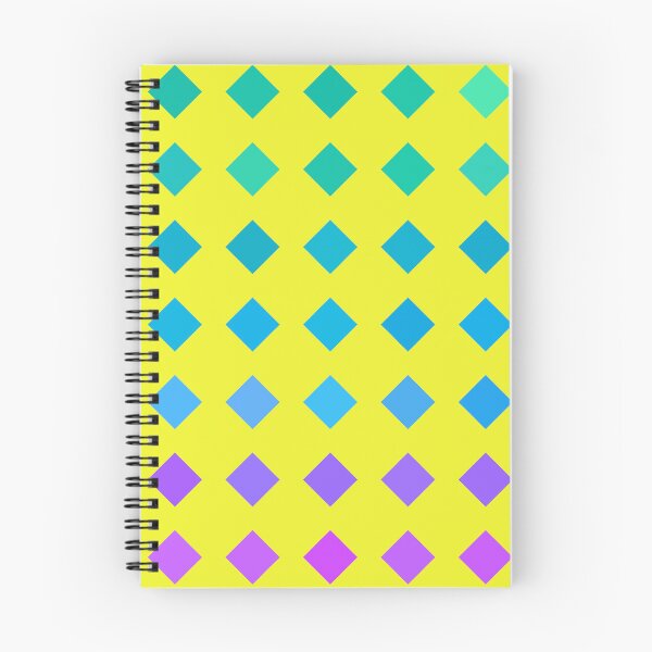 Aperçu de l'œuvre Formes de diamant multicolores sur jaune créée et vendue par KeksWorkroom.