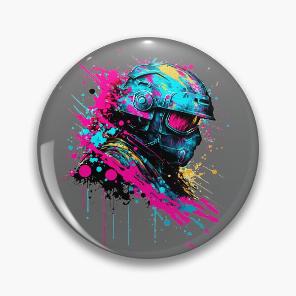 Artikelvorschau, Bunte Farbspritzer des Paintball-Spielers entworfen und verkauft von Si Pakne.