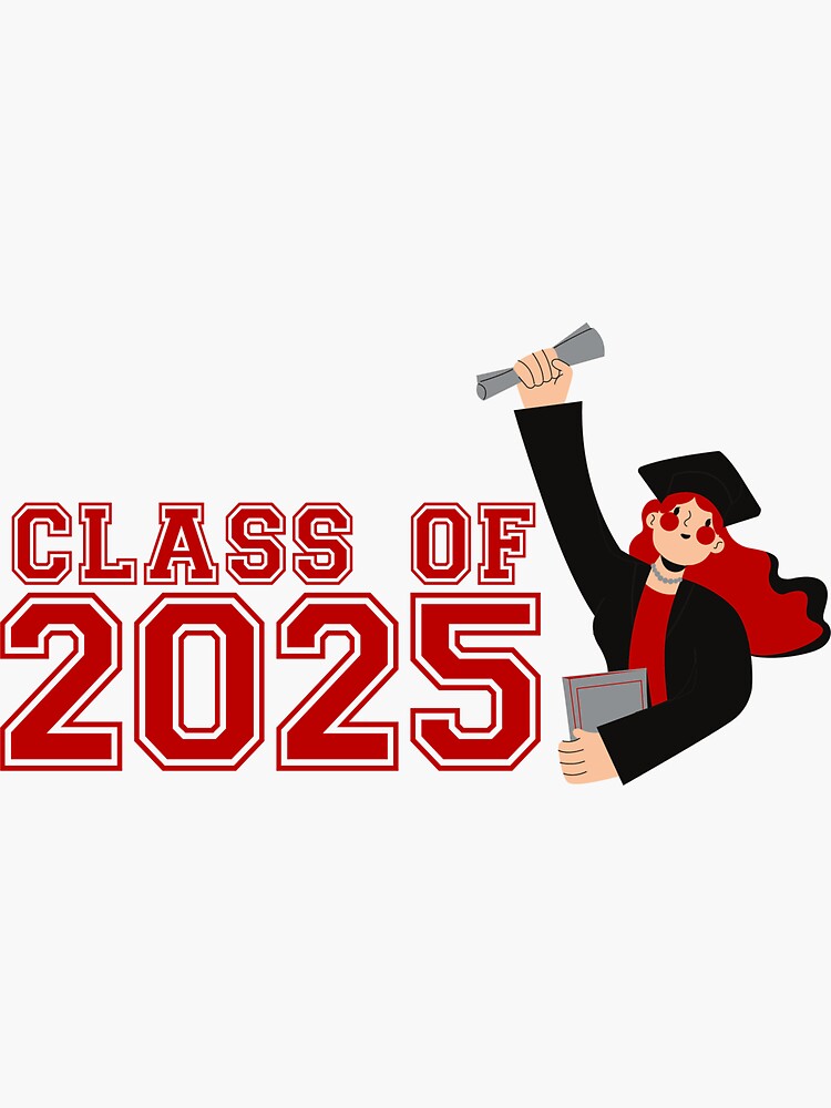 "Class Of 2025 Graduation Congratulations" Sticker for Sale by