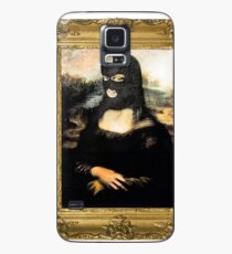Funny Masked Mona Lisa T-Shirt Case/Skin for Samsung Galaxy