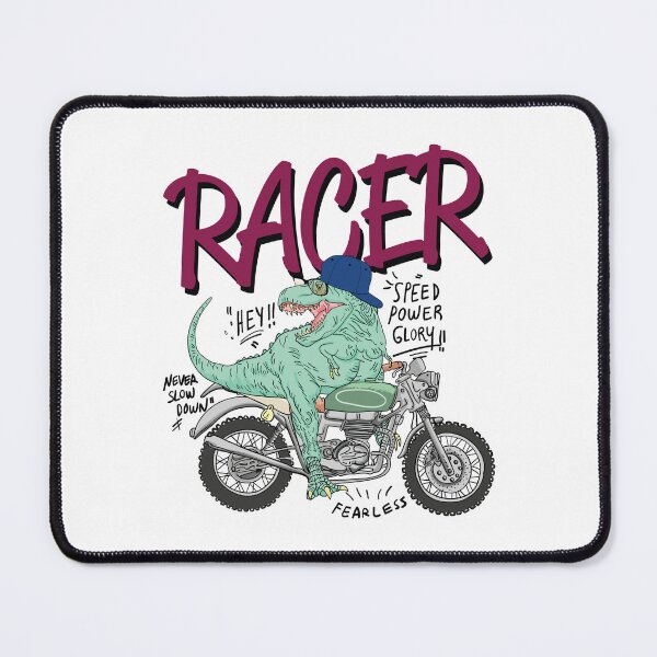 Item preview, Racer Cool Fun Dino Rider Graphic Design designed and sold by zoripet Store.