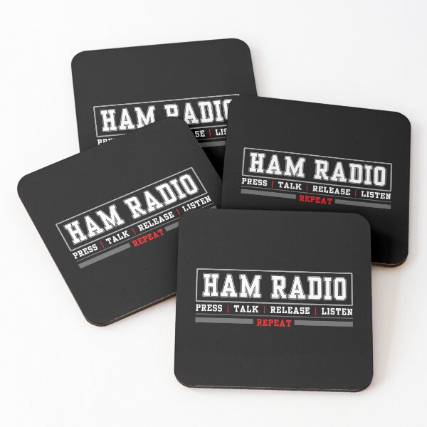 Item preview, Ham Radio Press, Talk, Release, Listen - Amateur Radio Operator designed and sold by Tatzki-Design.