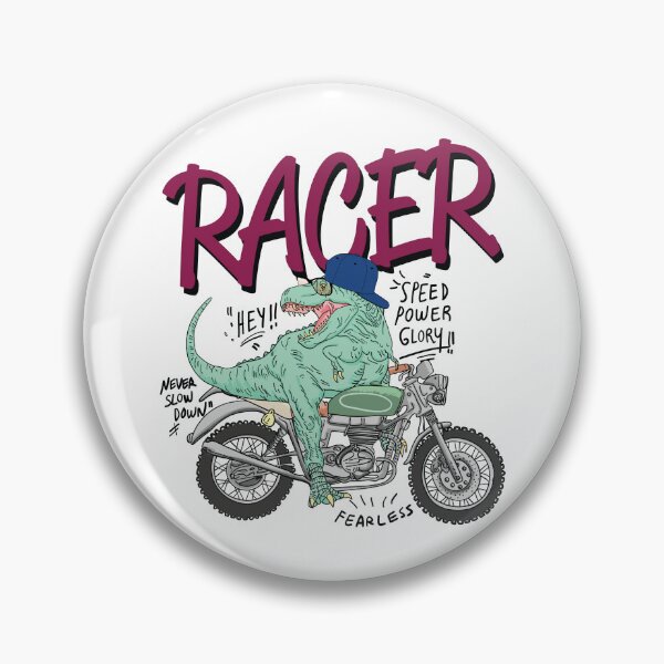Item preview, Racer Cool Fun Dino Rider Diseño gráfico designed and sold by zoripet Store.