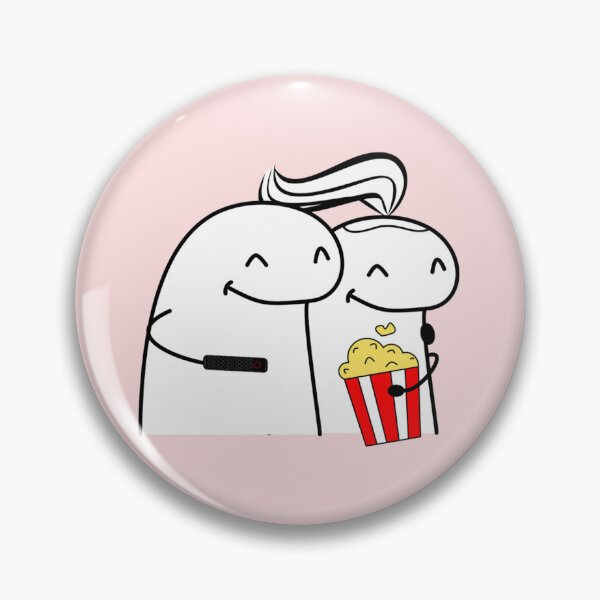Item preview, Couple Flo.rk Eating Popcorn  designed and sold by horseford76.