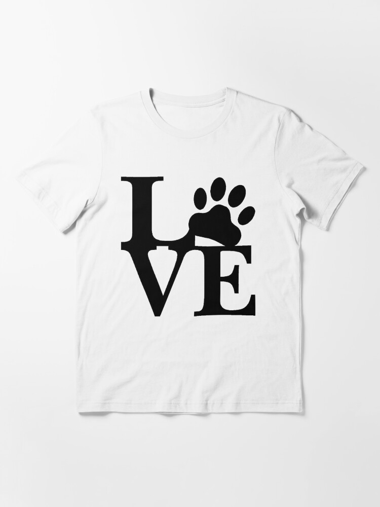 "LOVE DOG PAW" Tshirt for Sale by thatstickerguy Redbubble dogs t