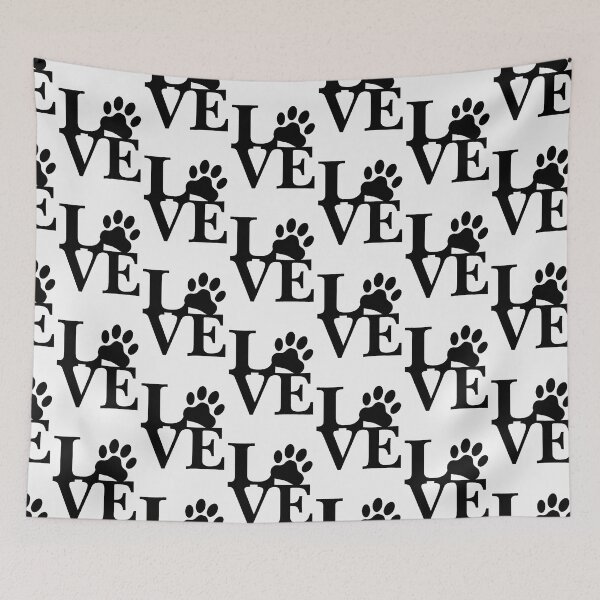 Item preview, LOVE DOG PAW designed and sold by thatstickerguy.