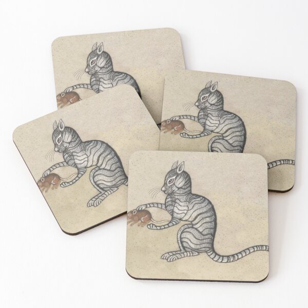 Item preview, Medieval Cat gets a Rat - early 1300's designed and sold by ebrawne.