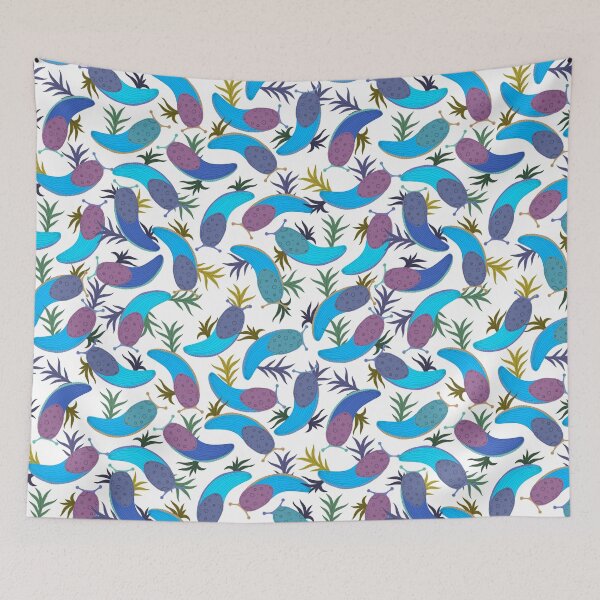 Item preview, Colorful Banana slugs on white designed and sold by fogoosherie.