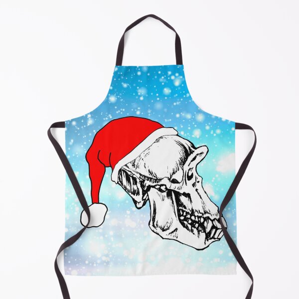 Item preview, Santa monkey skull designed and sold by Krissys-Art.