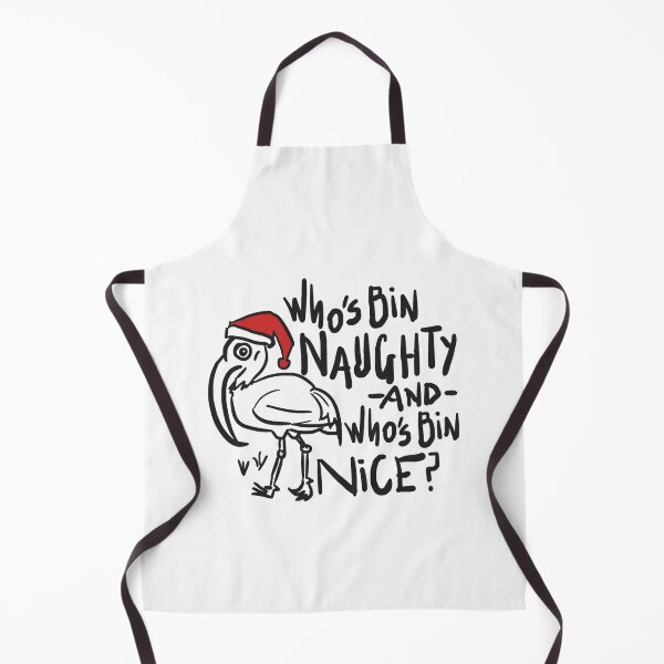 Item preview, Aussie Ibis bird Australia Bin Chicken Christmas Themed Who's Bin Naughty - Who's Bin Nice designed and sold by Dolphin Graphic.