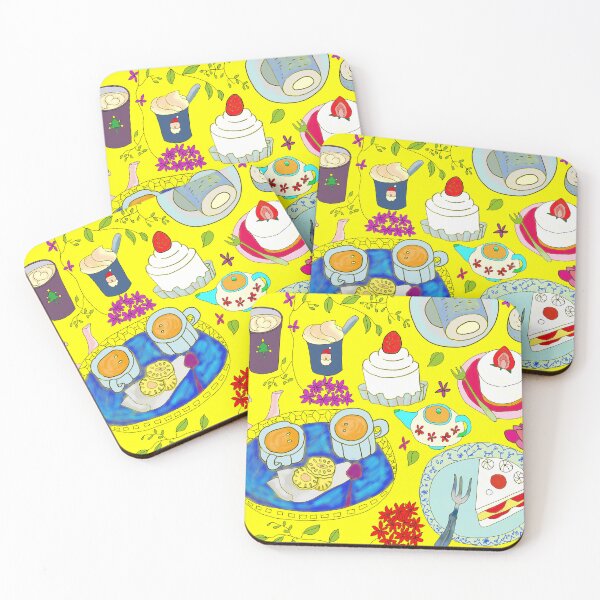 Item preview, Sweet and Peaceful Tea Time_yellow designed and sold by Danggi Days!.