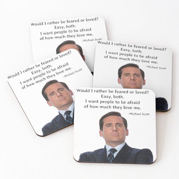 Item preview, Michael Scott Quote designed and sold by BobbyWong.