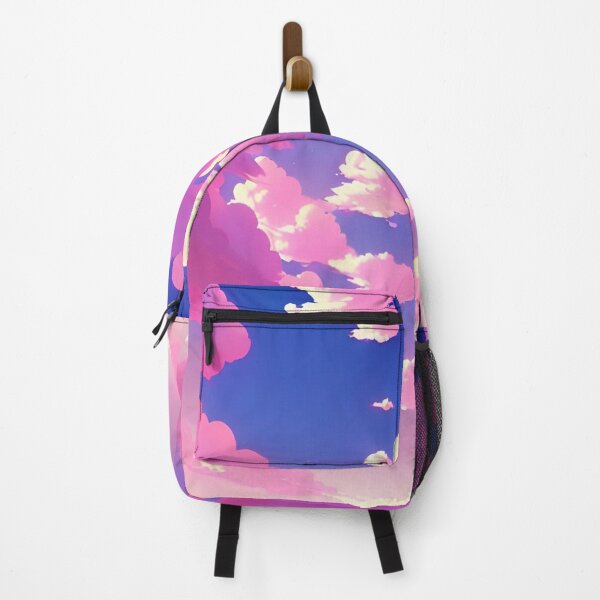 Item preview, Pink Clouds Anime Art Style Landscape designed and sold by Trendy-Now.