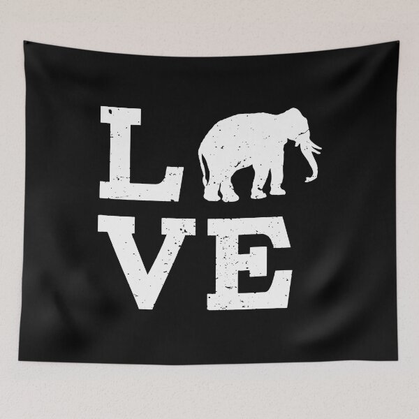 Item preview, I Love Elephants Funny Elephant Lover designed and sold by Helbon-art.