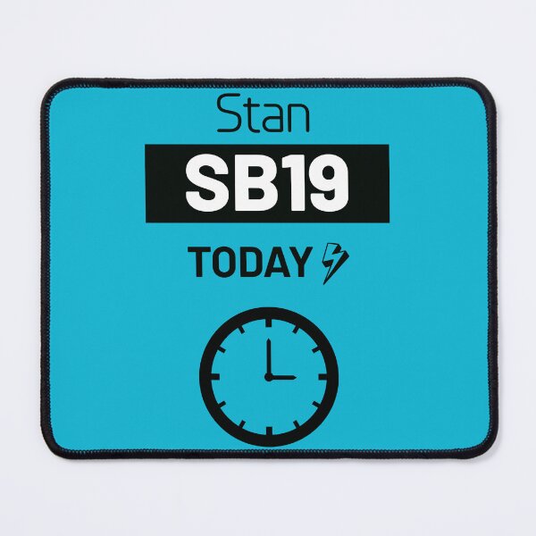 Item preview, SB19 Merch PPOP  Filipino Boy Bands Stan Clock T Black Fitted V-Neck designed and sold by ThornDesignsCo.