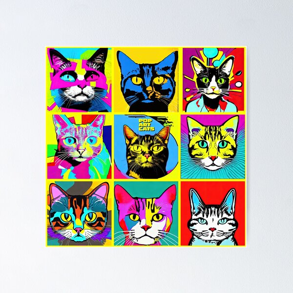 Item preview, Pop Art Cats designed and sold by angelisart.