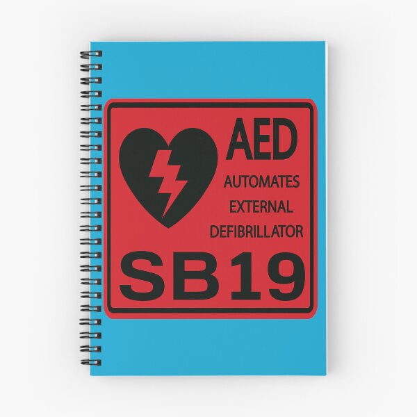 Item preview, SB19 Merch PPOP  Filipino Boy Bands AED Defilbrilator Red Black designed and sold by ThornDesignsCo.