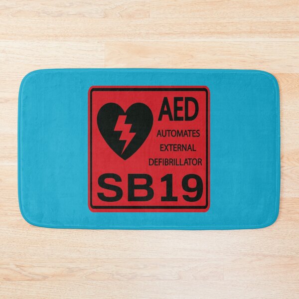 Item preview, SB19 Merch PPOP  Filipino Boy Bands AED Defilbrilator Red Black designed and sold by ThornDesignsCo.