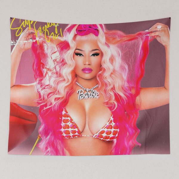 Item preview, Queen Of Rap Fraeky Girl Pink Poster designed and sold by rinsoyie.