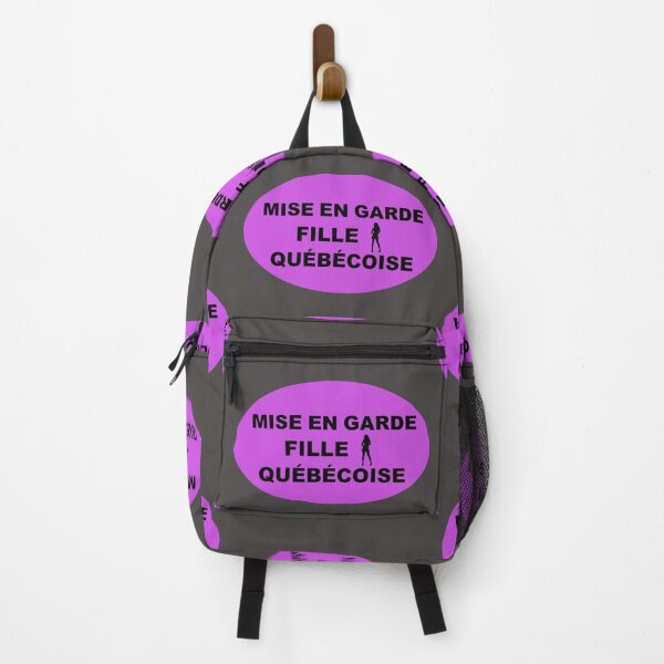 Item preview, MISE EN GARDE FILLE QUÉBÉCOISE (Caution Quebec Girl) designed and sold by lobodelnoir.