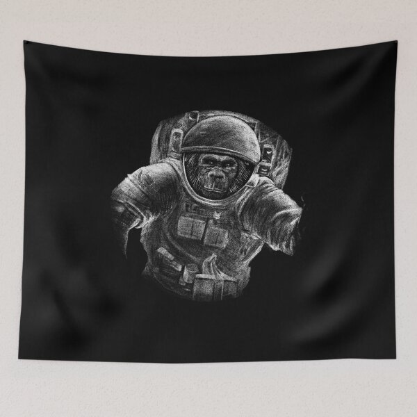 Item preview, monkey in space designed and sold by DerSenat.