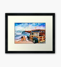First Street Jetty Framed Print