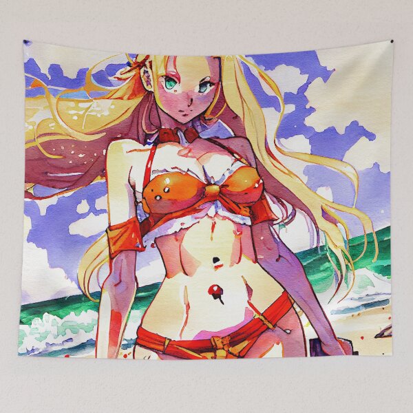 Artikelvorschau, Anime-Bikini-Mädchen #26 entworfen und verkauft von Eynoxart.