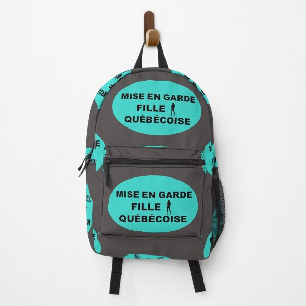 Item preview, MISE EN GARDE FILLE QUÉBÉCOISE (Caution Quebec Girl) designed and sold by lobodelnoir.