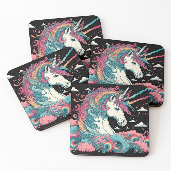 Item preview, Unicorn with rainbow and stuff designed and sold by OHatef.