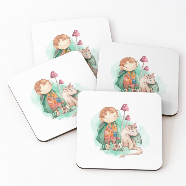 Item preview, Forest boy with dragon designed and sold by cutefairyland.