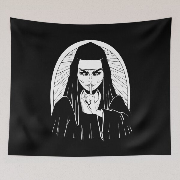 Item preview, Creepy nun designed and sold by DerSenat.