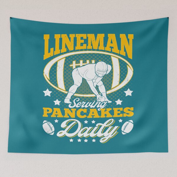 Item preview, Football Lineman Serving Pancakes Daily Offensive Player designed and sold by Fiaklukckma.