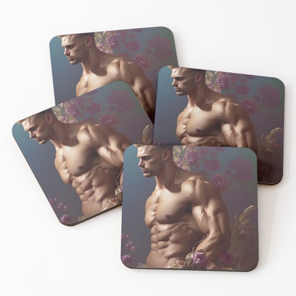 Item preview, Blonde Hunk With Roses designed and sold by withdiamonds.